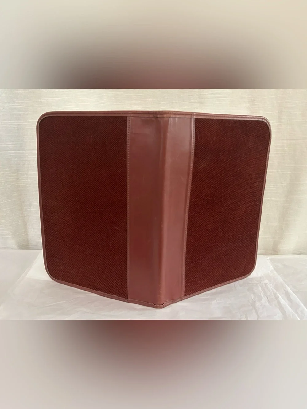 Vintage 70's/80's Leather Legal Size Portfolio PadFolio Case - Brown